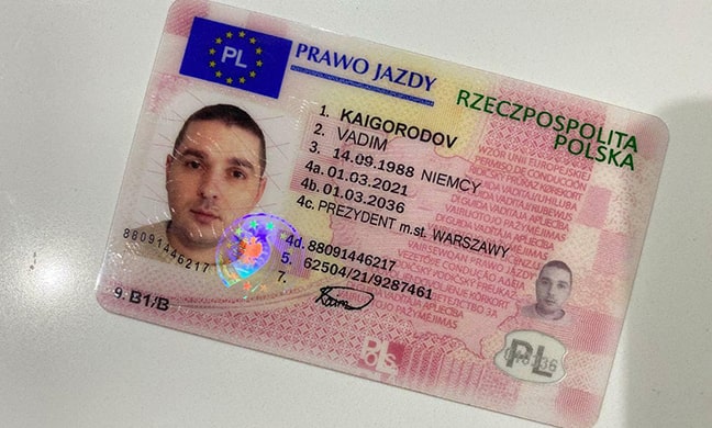 prawo jazdy